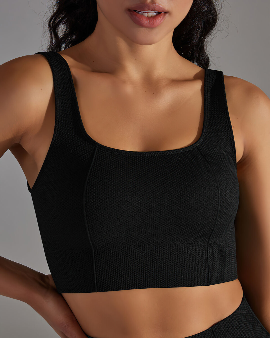 Alodia Flexi-U Sports Bra - Black