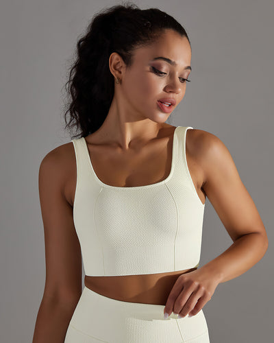 Alodia Flexi-U Sports Bra - Cream