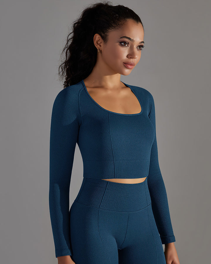 Alodia Long Sleeve - Blue