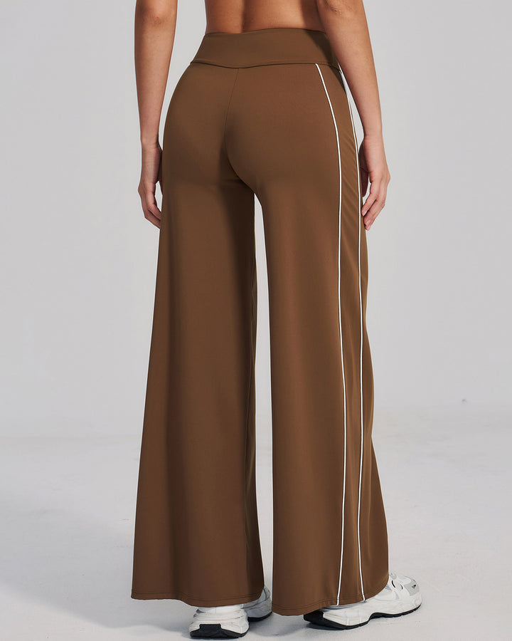Alora Flare Leggings - Brown