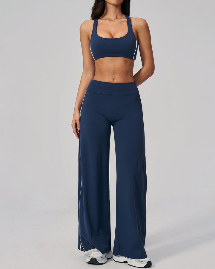 Alora Flare Leggings - Navy