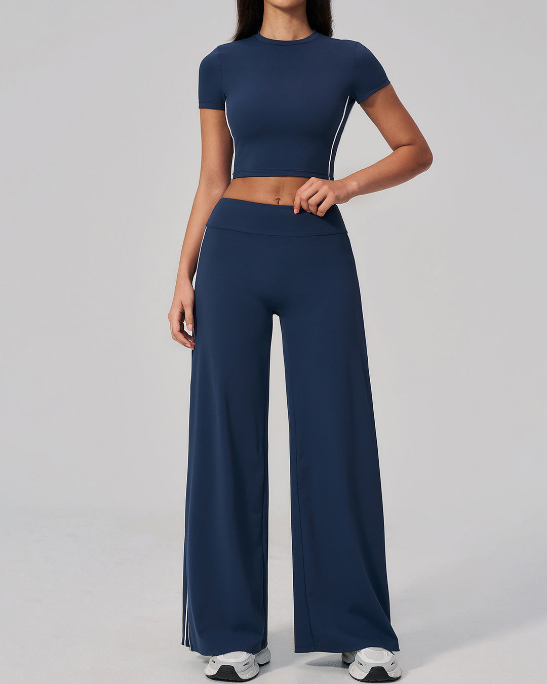 Alora Flare Leggings - Navy