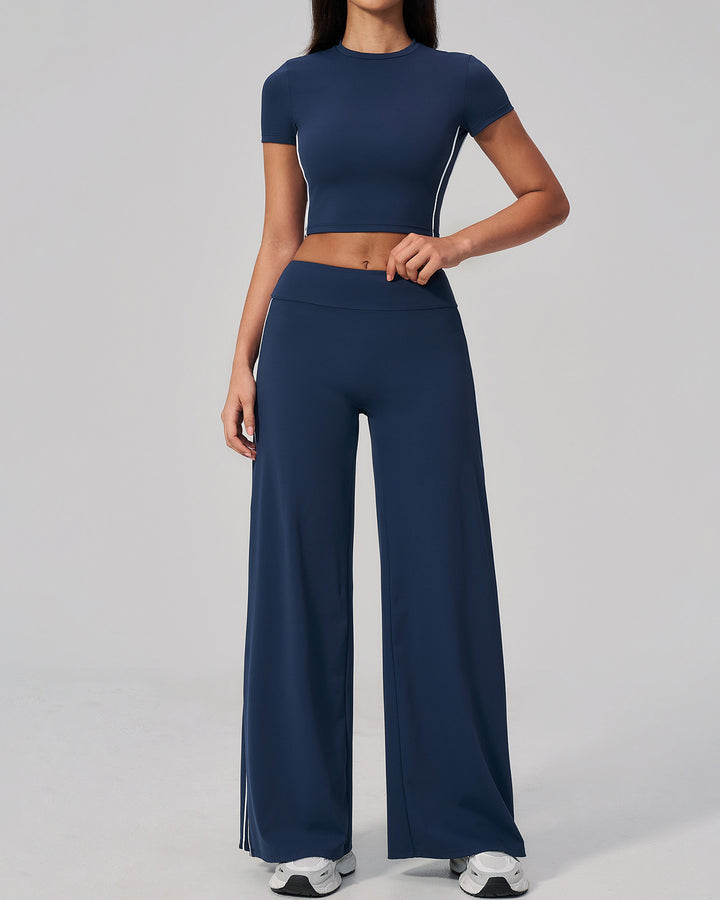 Alora Flare Leggings - Navy