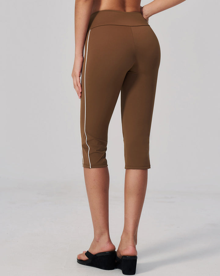 Alora Seamless Capri - Brown