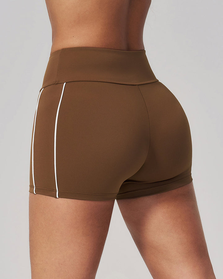 Alora Seamless Shorts - Brown