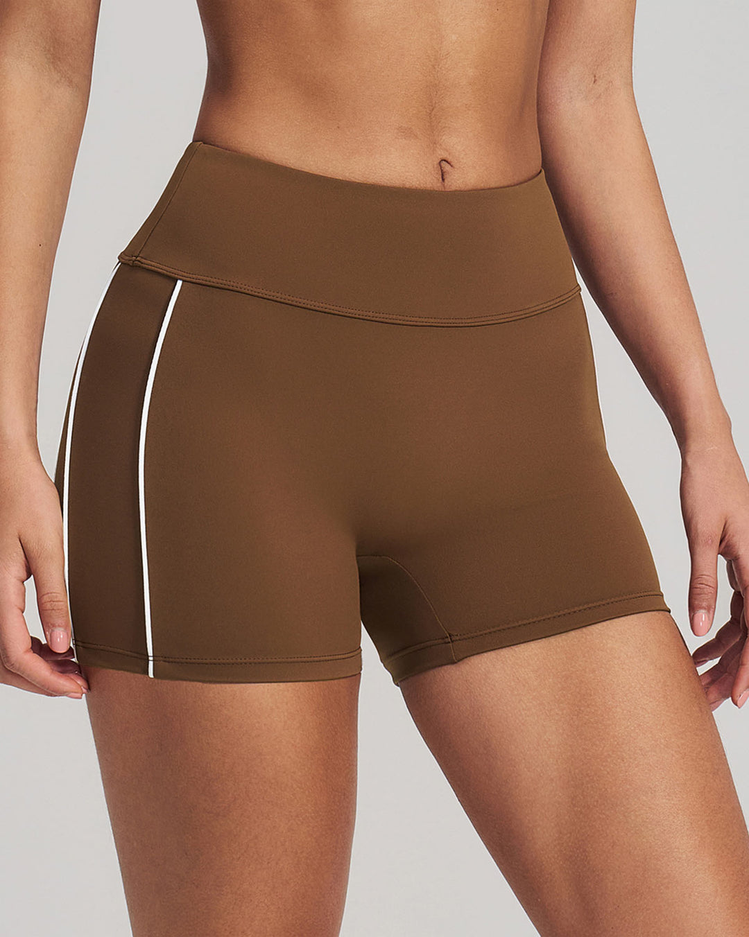 Alora Seamless Shorts - Brown