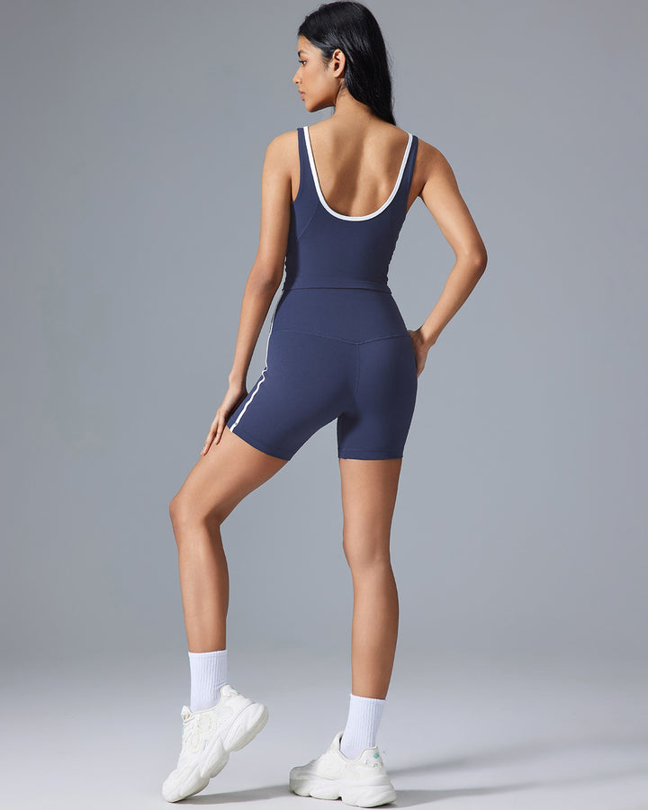 Althea Crop Top - Blue