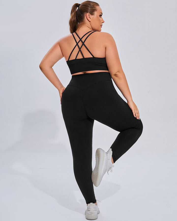 Amaryllis Seamless Leggings - Black
