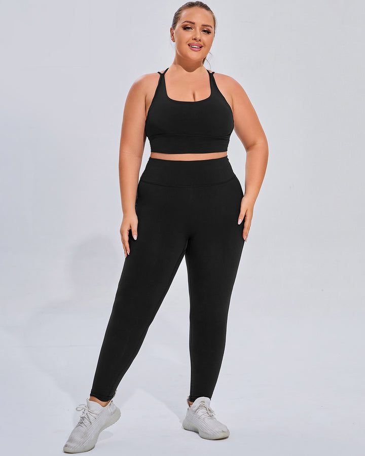 Amaryllis Seamless Leggings - Black