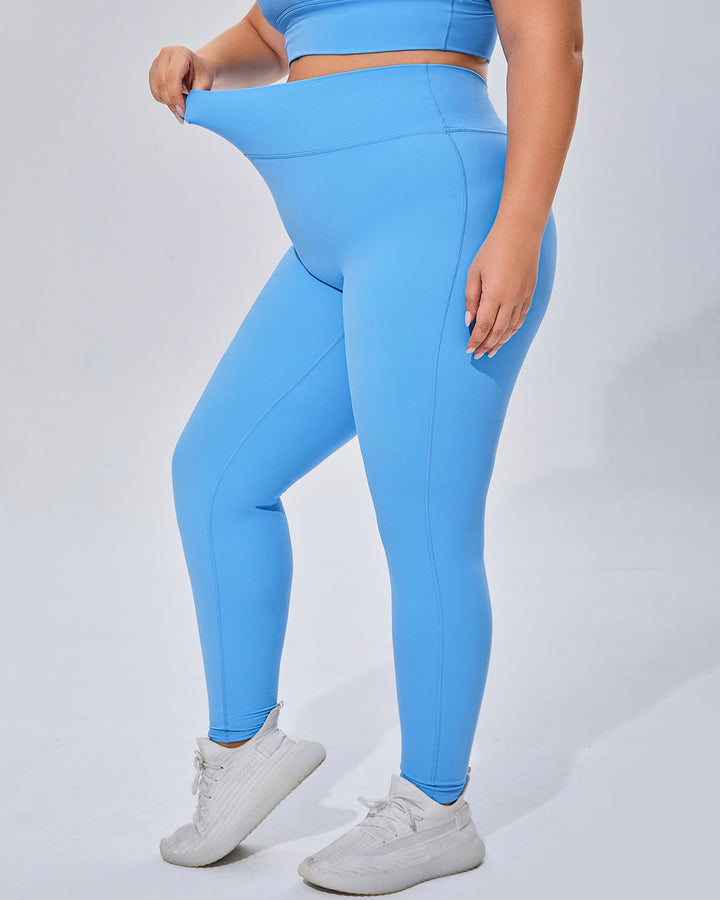 Amaryllis Seamless Leggings - Blue