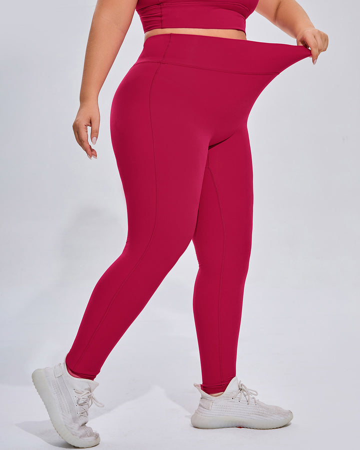 Amaryllis Seamless Leggings - Red