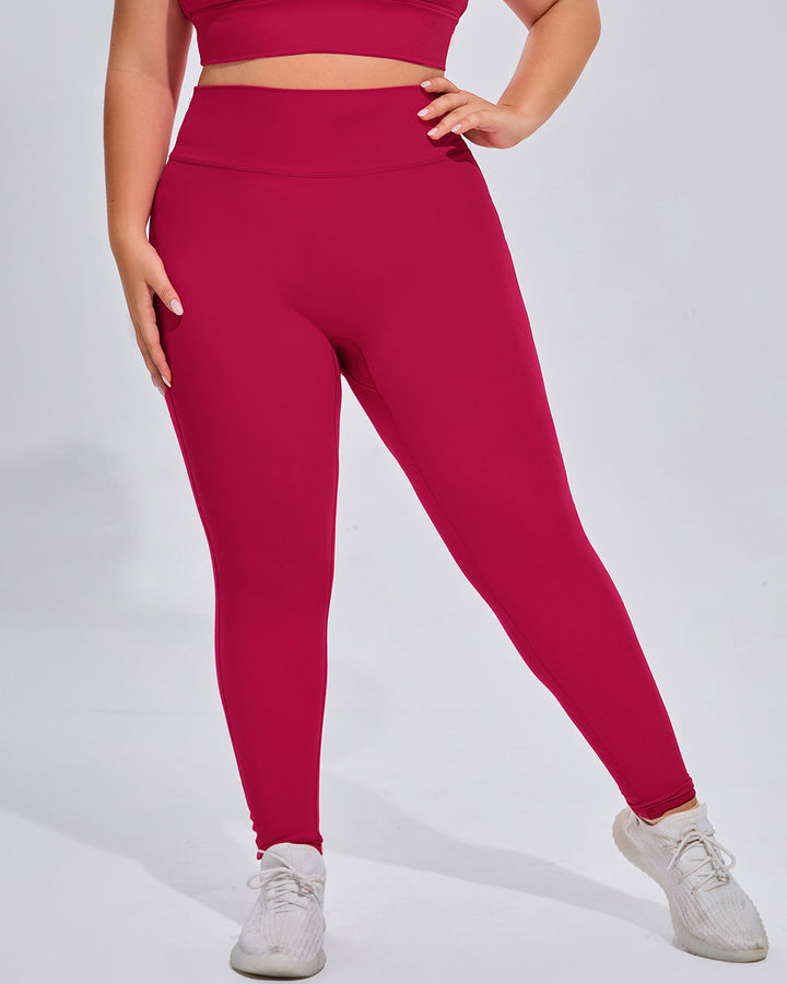 Amaryllis Seamless Leggings - Red