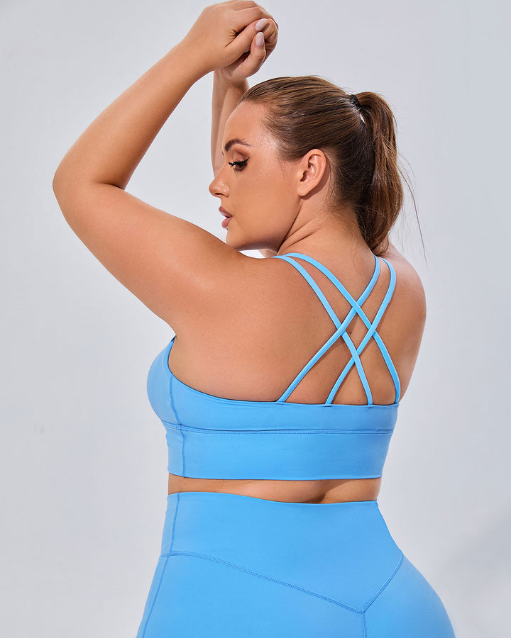 Amaryllis Sports Bra - Blue