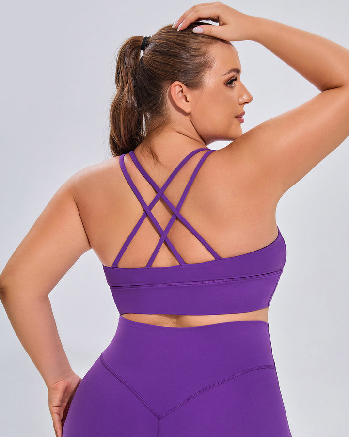 Amaryllis Sports Bra - Purple