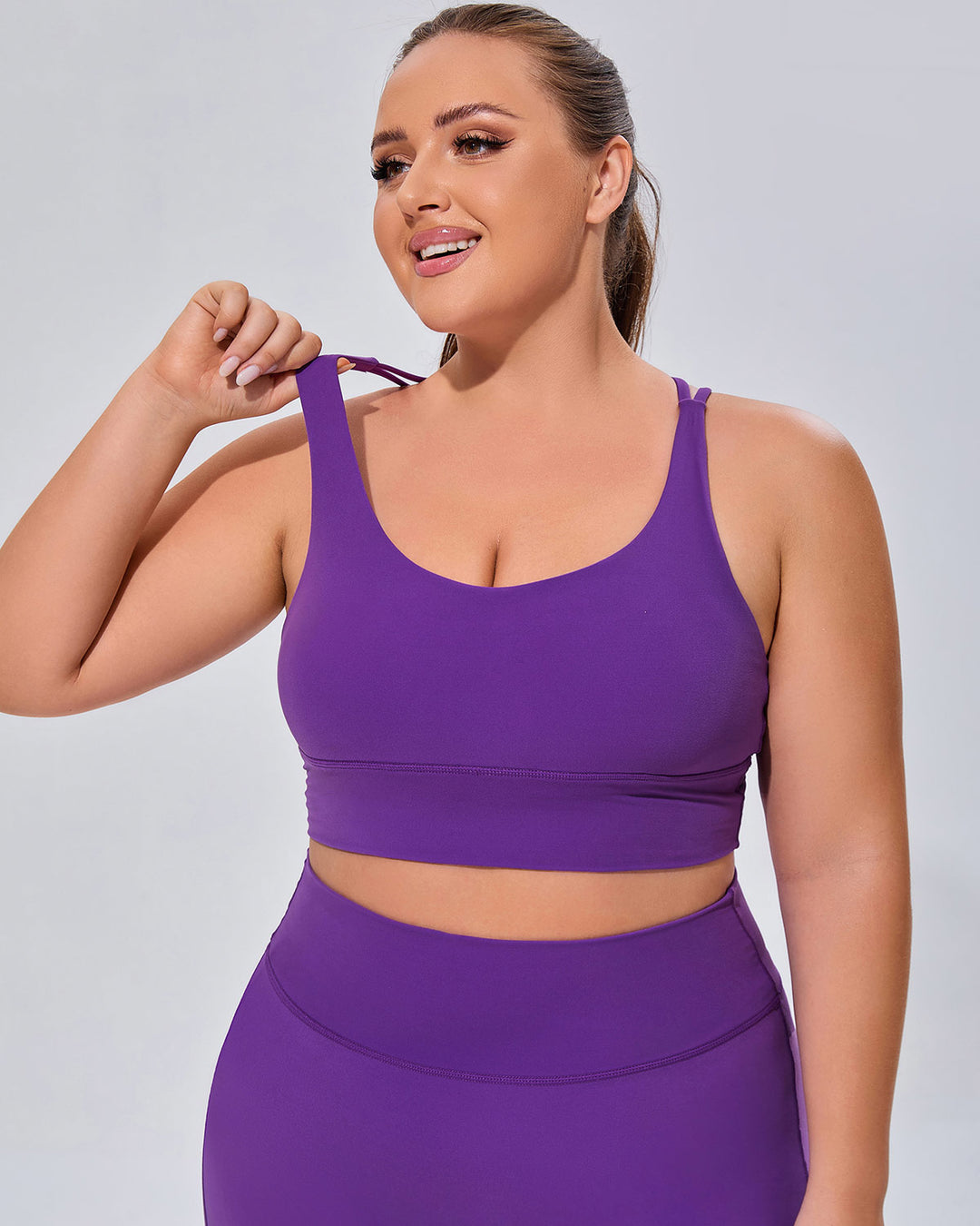 Amaryllis Sports Bra - Purple