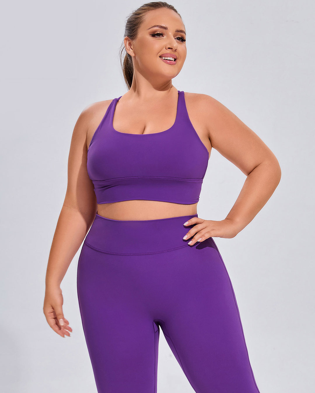 Amaryllis Sports Bra - Purple