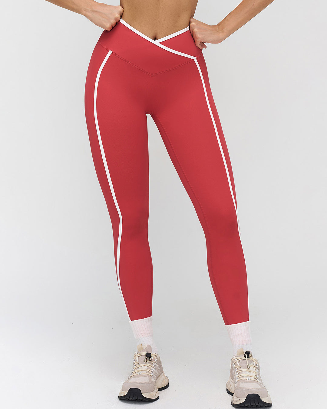 Anika Seamless Leggings - Red