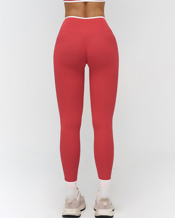 Anika Seamless Leggings - Red