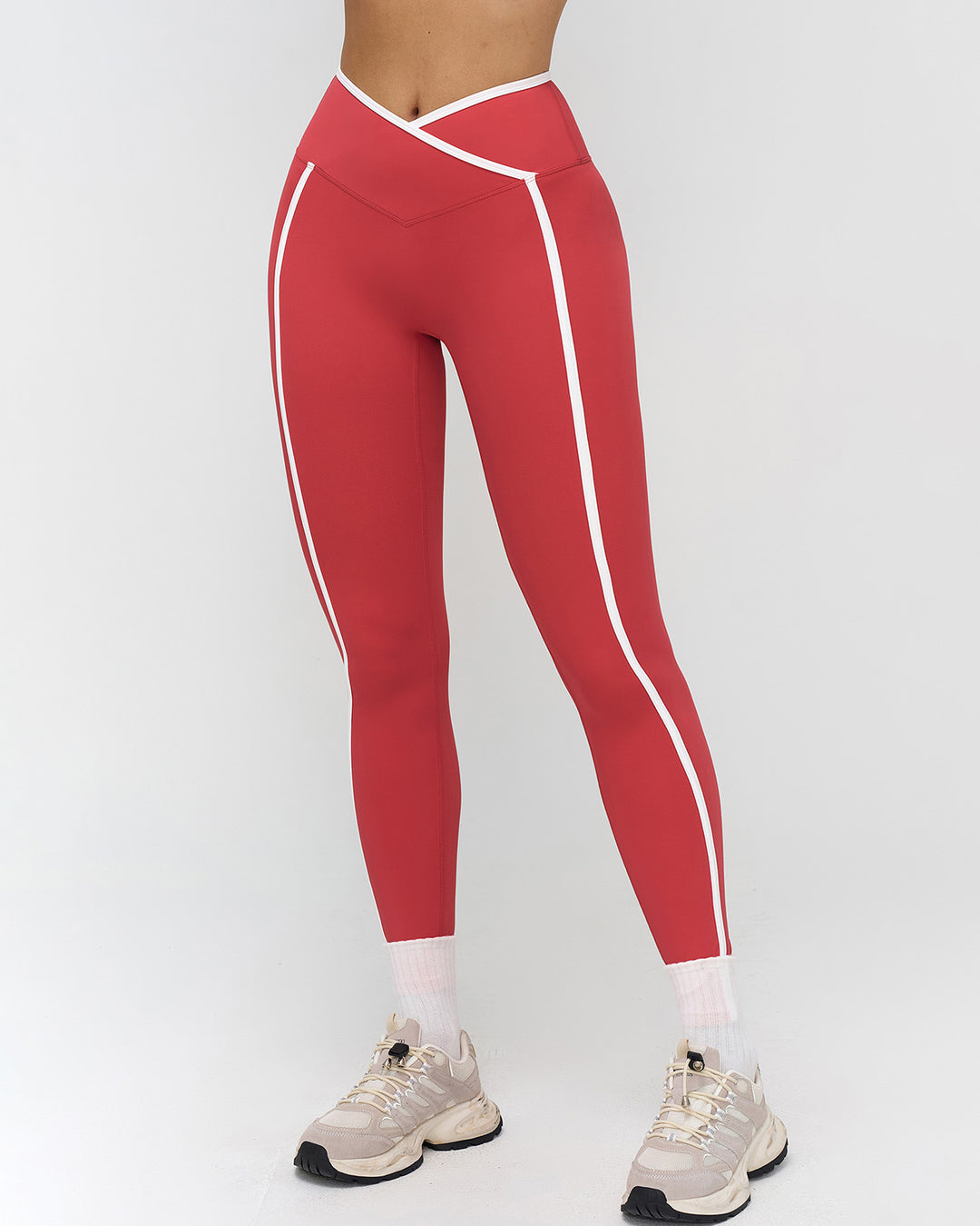 Anika Seamless Leggings - Red