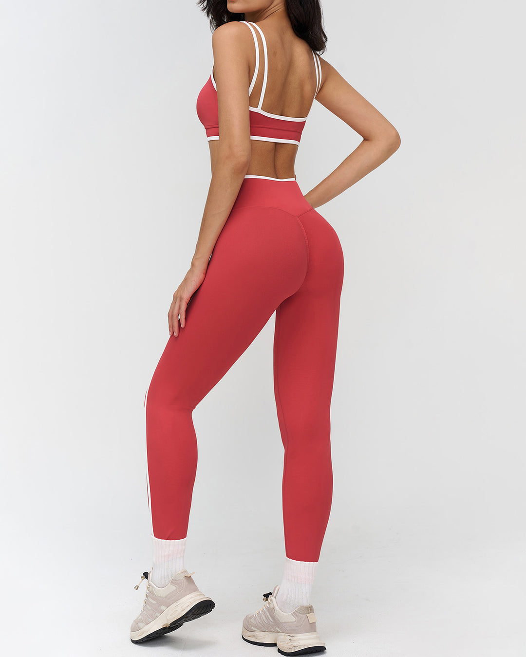 Anika Seamless Leggings - Red