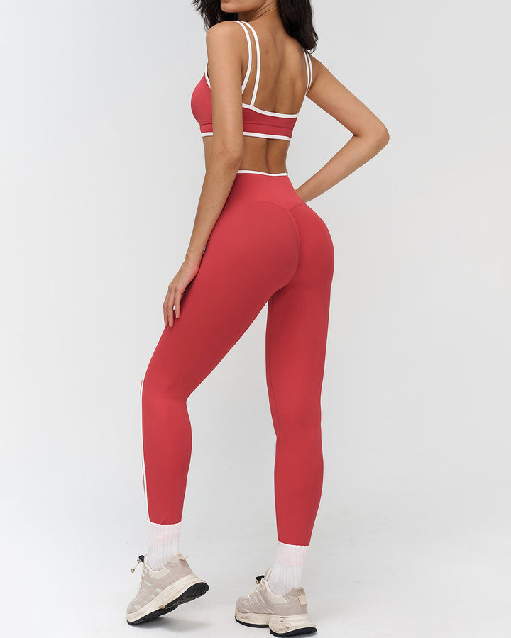 Anika Seamless Leggings - Red
