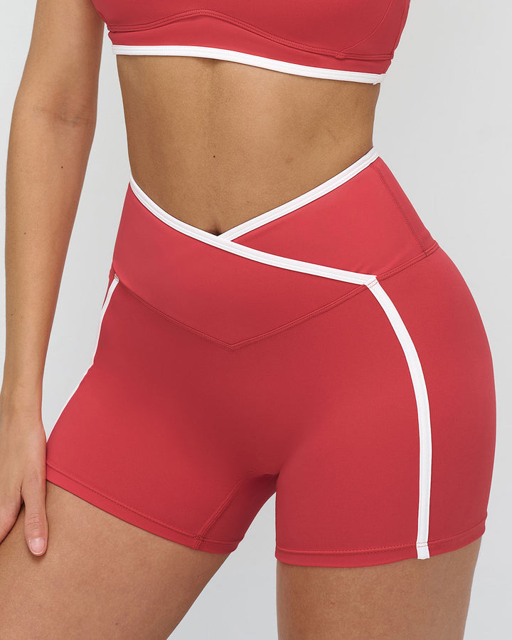 Anika Seamless Shorts - Red