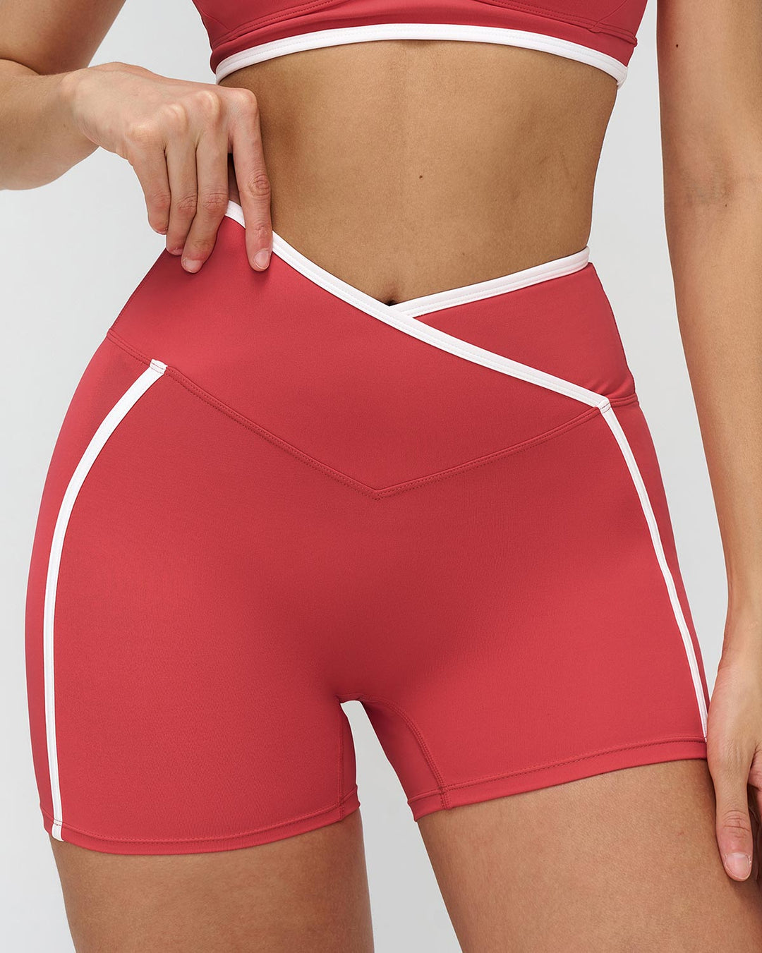 Anika Seamless Shorts - Red