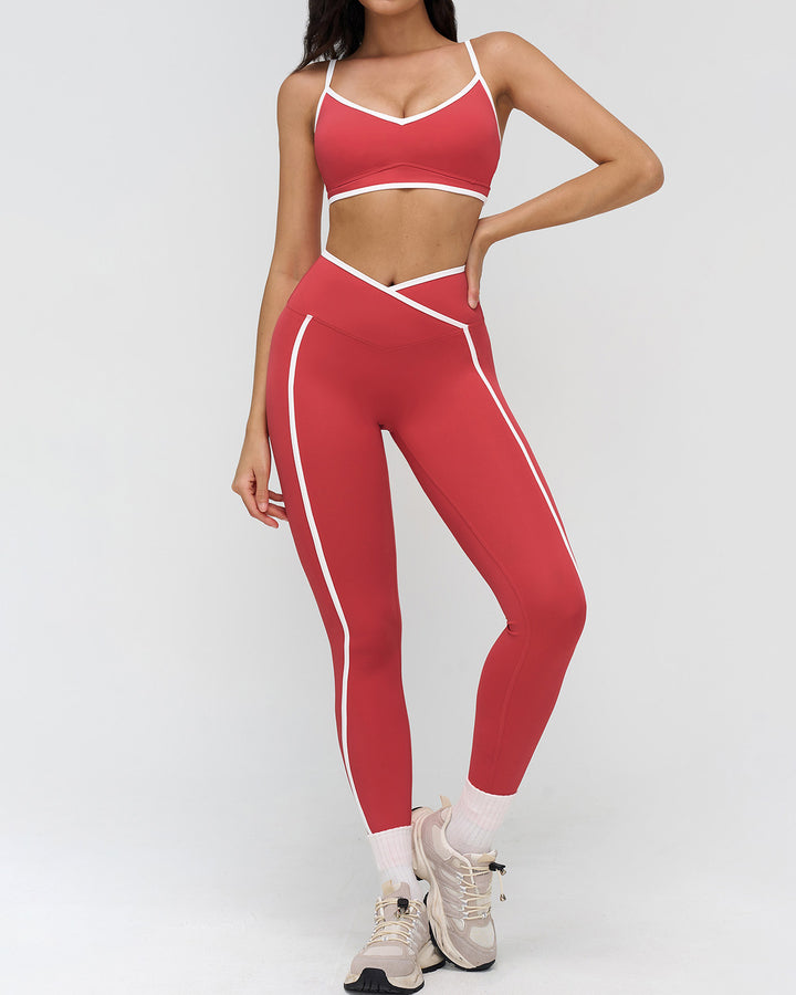 Anika Sports Bra - Red
