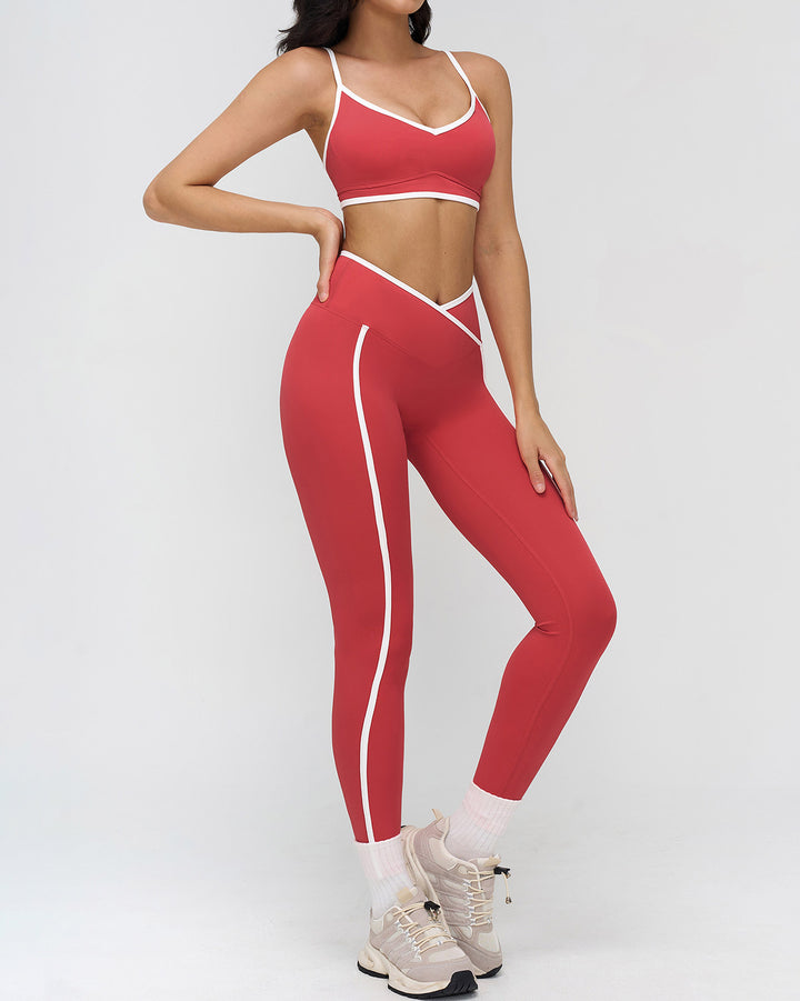 Anika Sports Bra - Red