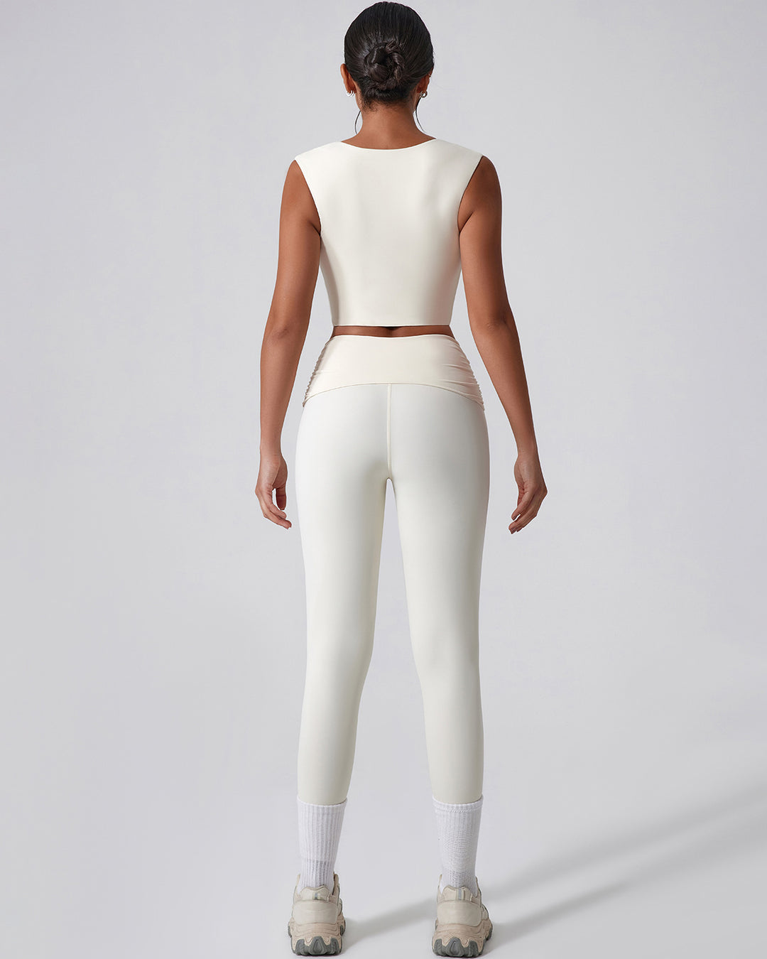 Astrid Crop Top - Beige