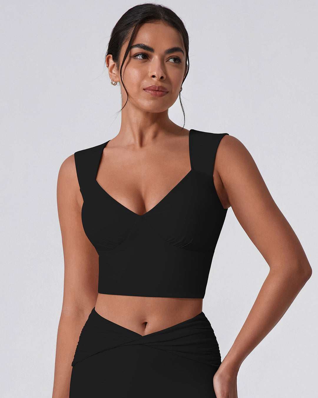 Astrid Crop Top - Black