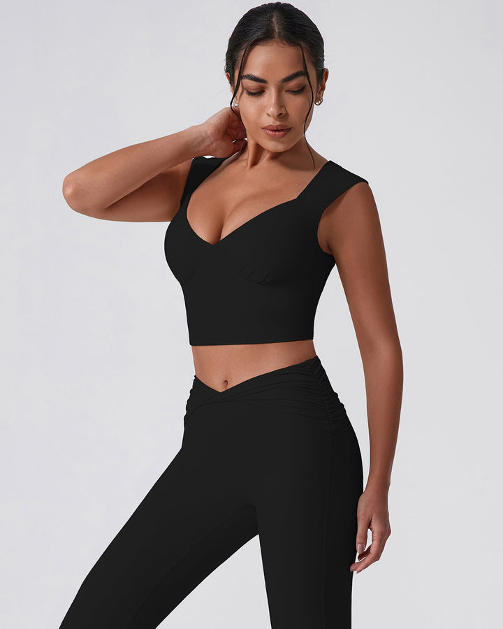 Astrid Crop Top - Black