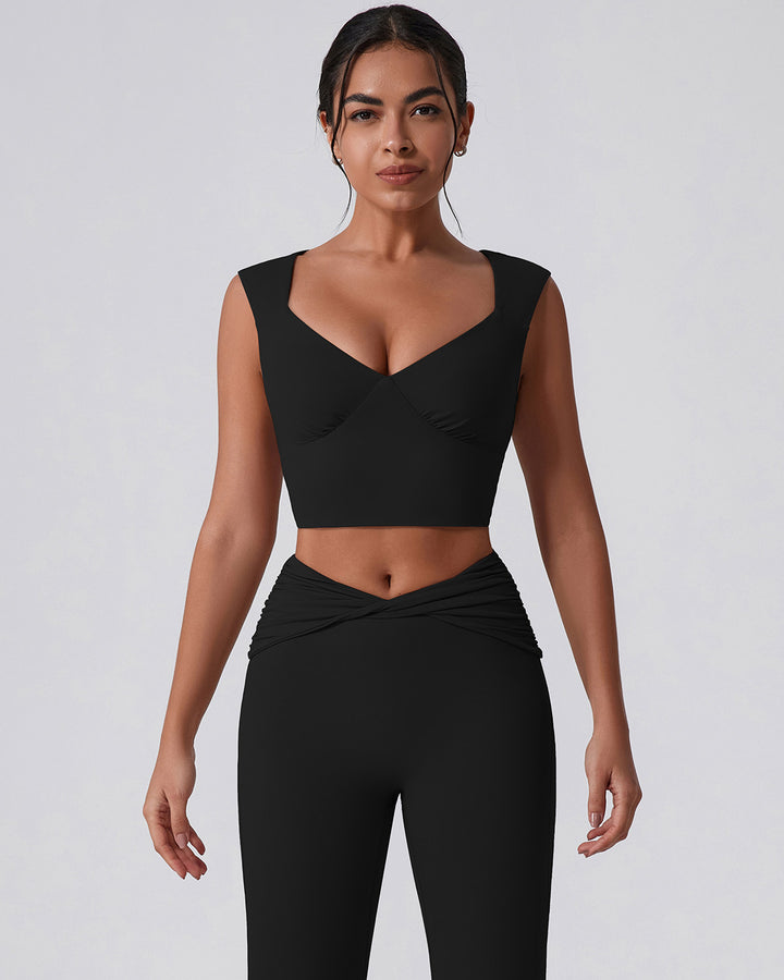 Astrid Crop Top - Black