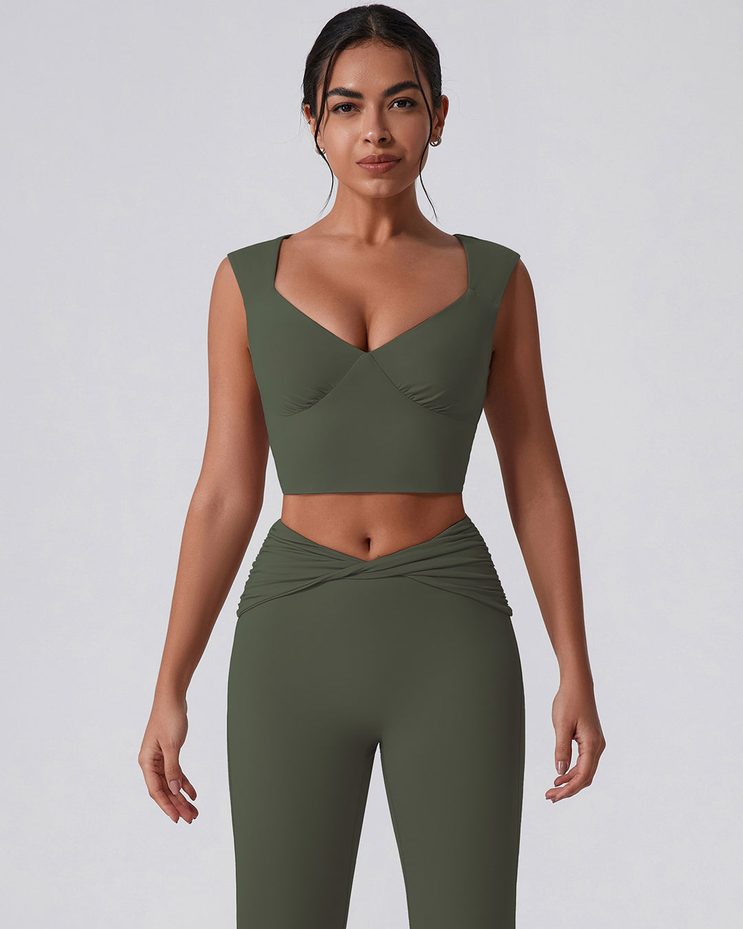 Astrid Crop Top - Green