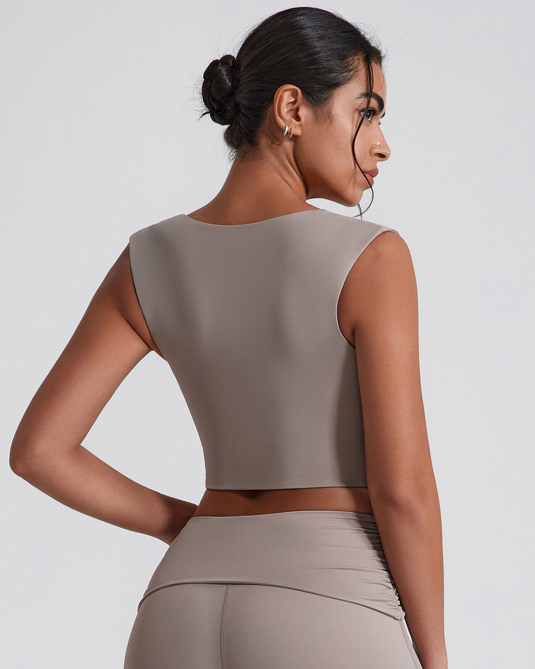 Astrid Crop Top - Khaki