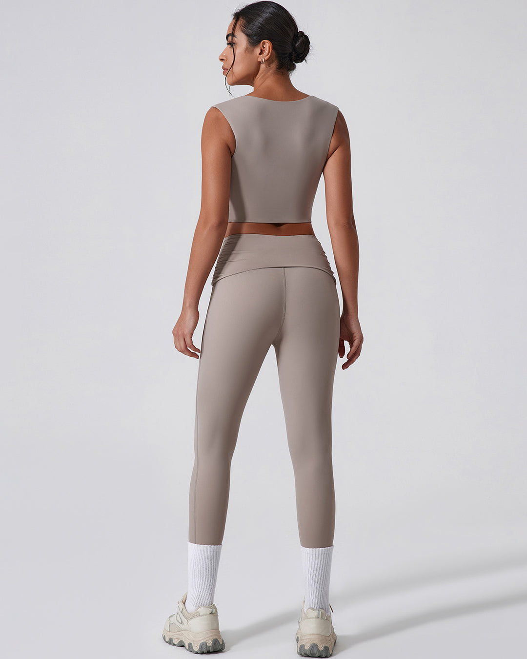 Astrid Crop Top - Khaki