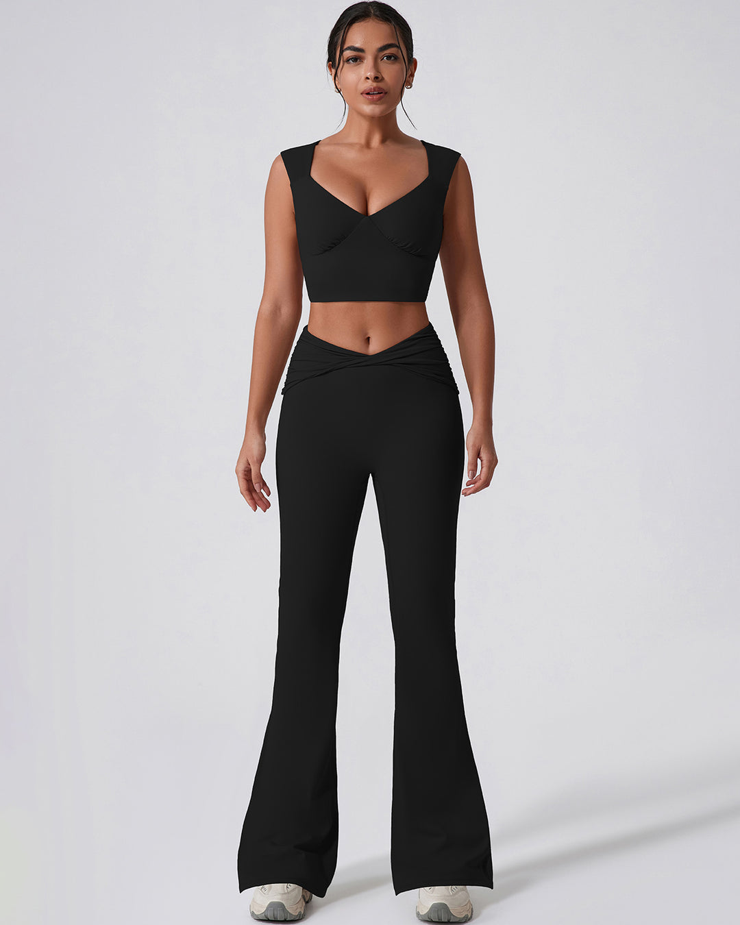 Astrid Flare Leggings - Black