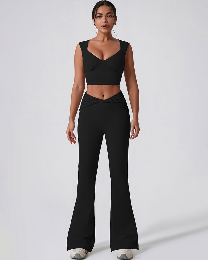 Astrid Flare Leggings - Black