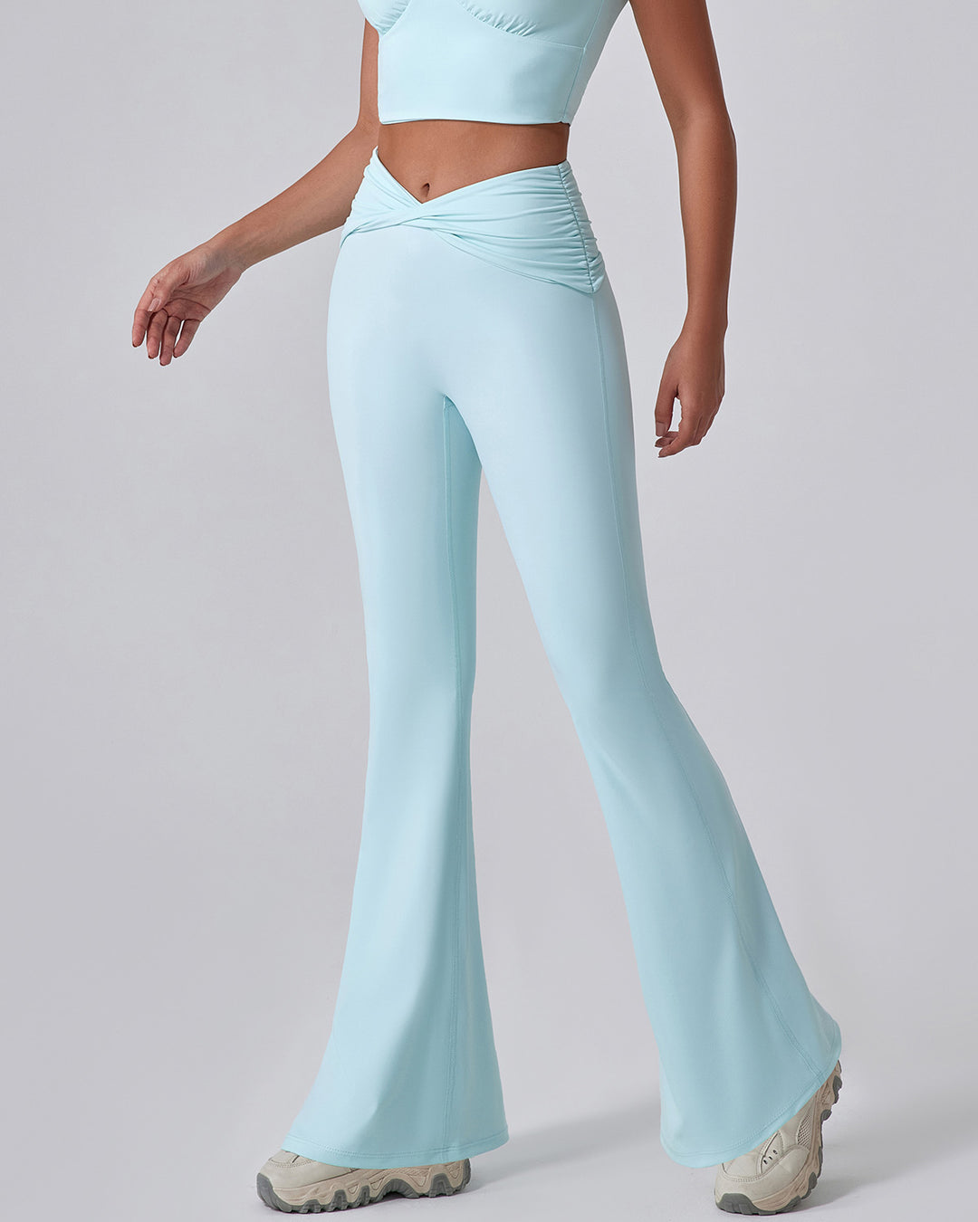 Astrid Flare Leggings - Blue