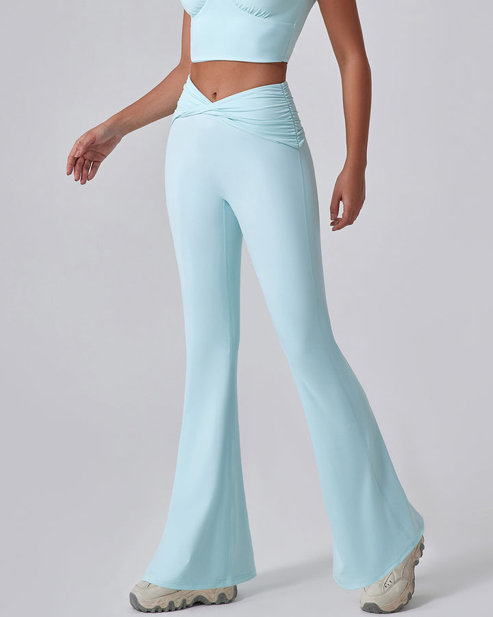 Astrid Flare Leggings - Blue