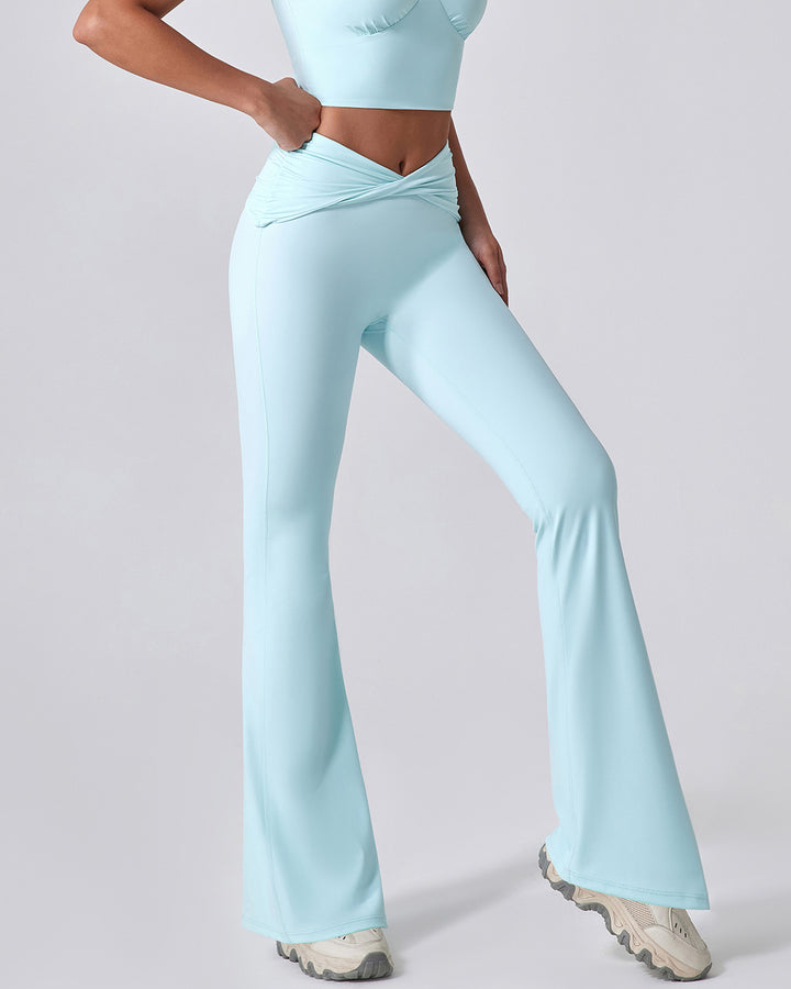 Astrid Flare Leggings - Blue