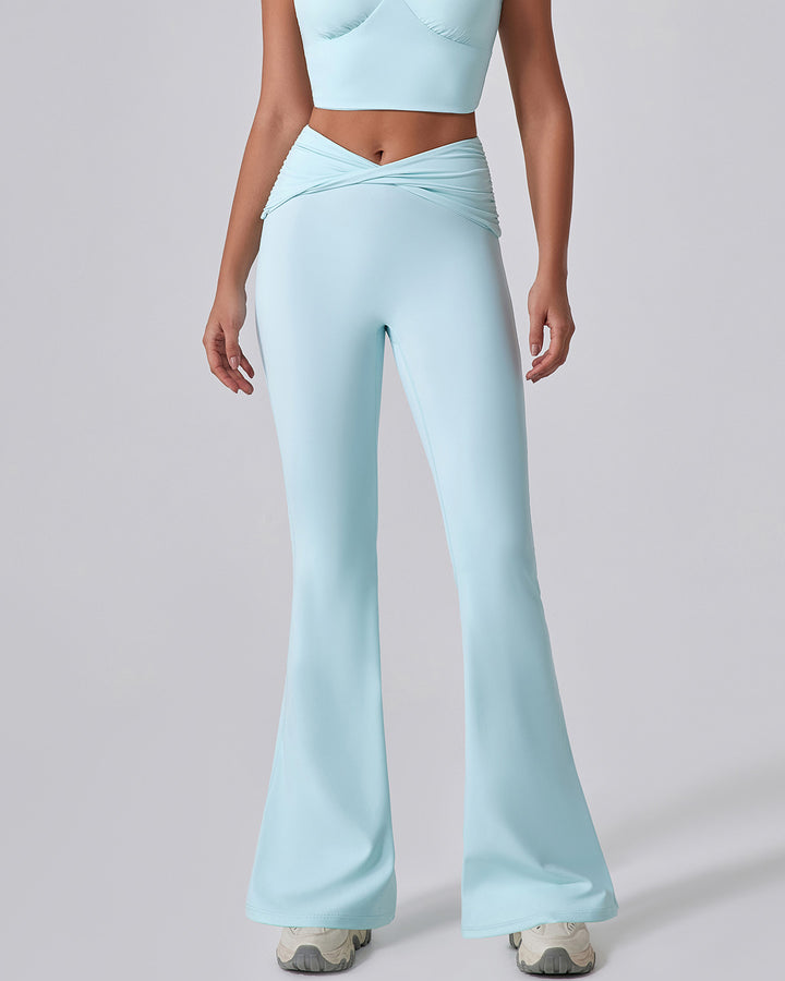 Astrid Flare Leggings - Blue