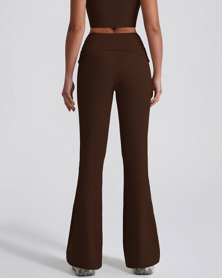 Astrid Flare Leggings - Brown