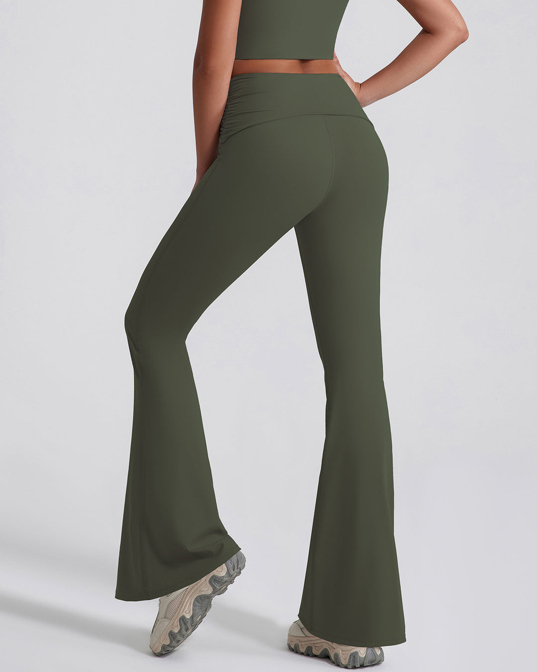 Astrid Flare Leggings - Green