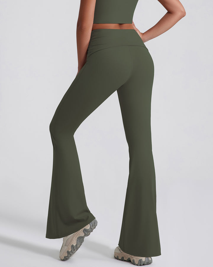 Astrid Flare Leggings - Green