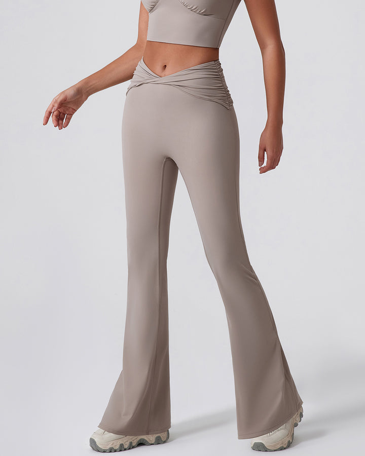 Astrid Flare Leggings - Khaki
