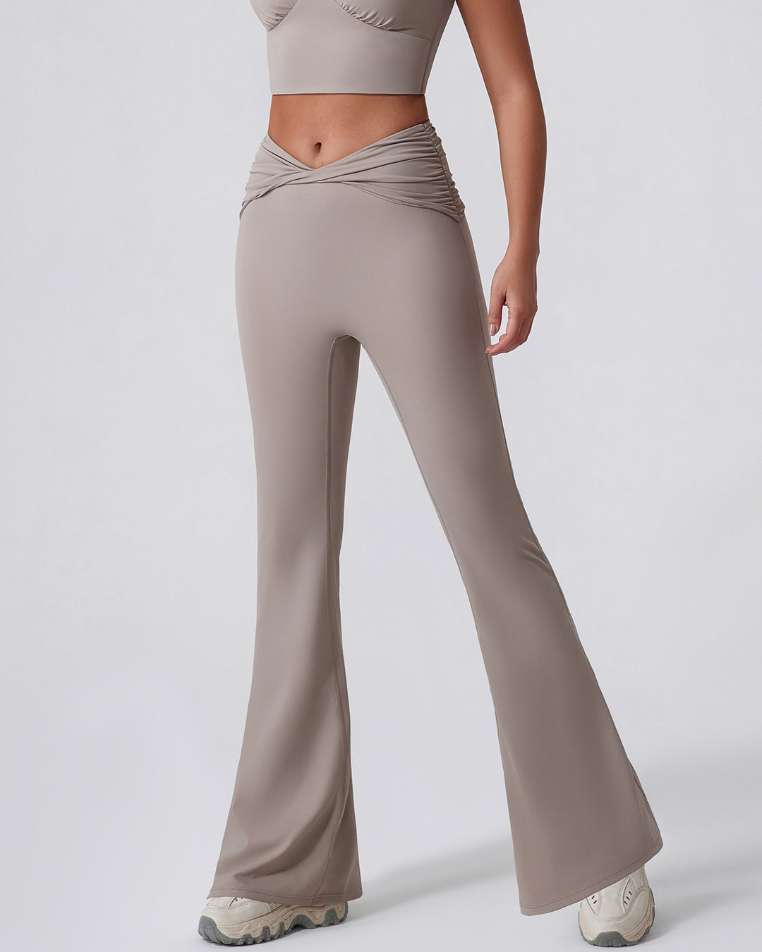 Astrid Flare Leggings - Khaki