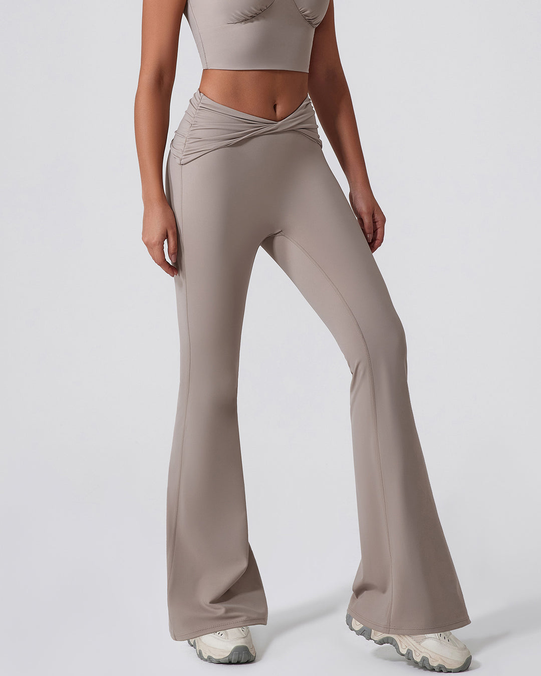 Astrid Flare Leggings - Khaki