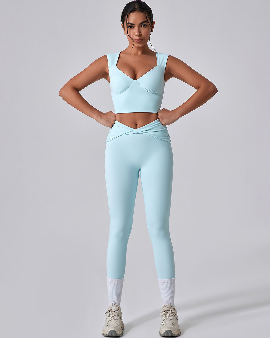 Astrid Seamless Leggings - Blue
