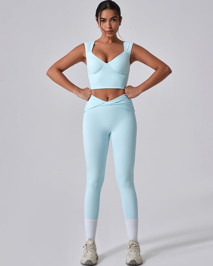 Astrid Seamless Leggings - Blue